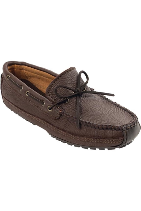 Men's Moosehide Weekend Moccasin, Chocolate Moose, 10 M US