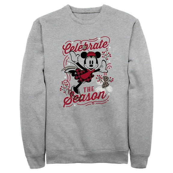 Men's Minnie Mouse Celebrate The Season  Sweatshirt
