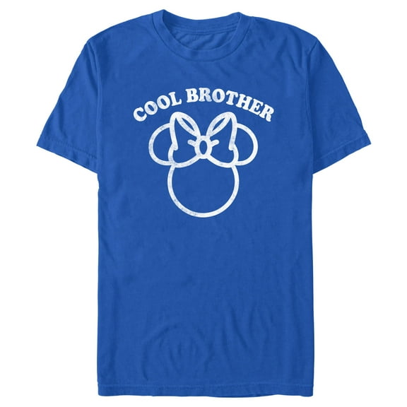 Men's Minnie Mouse Distressed Cool Brother Graphic T-Shirt