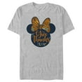 thumbnail image 1 of Men's Minnie Mouse Give Thanks Fall Silhouette Graphic Tee Athletic Heather Medium, 1 of 5