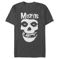thumbnail image 1 of Men's Misfits Classic Fiend Skull Logo Graphic Tee Charcoal 2X Large, 1 of 5