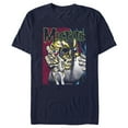 thumbnail image 1 of Men's Misfits Colorful Eye Skull Poster  Graphic Tee Navy Blue Medium, 1 of 5