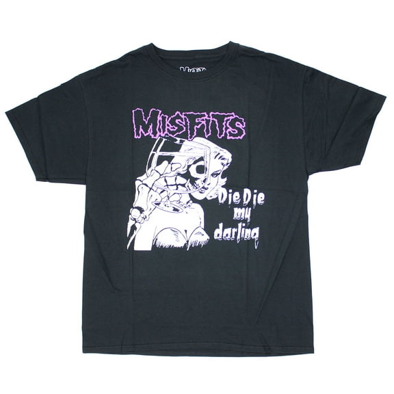 Men's Misfits Die Die My Darling T-shirt Small Black