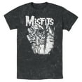 thumbnail image 1 of Men's Misfits Distressed Eye Skull  Graphic Tee Black Large, 1 of 4