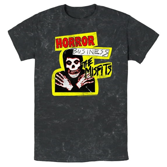 Men's Misfits Horror Business Graphic Tee Black Small