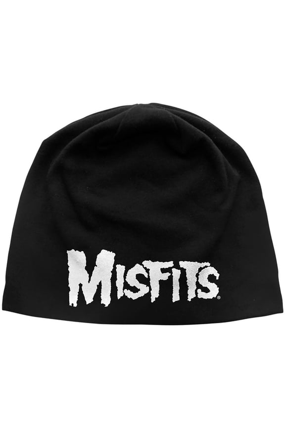 Men's Misfits Logo Beanie Black