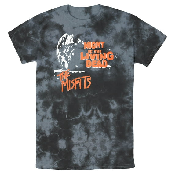 Men's Misfits Night of the Living Dead Graphic Tee Black/Charcoal Medium