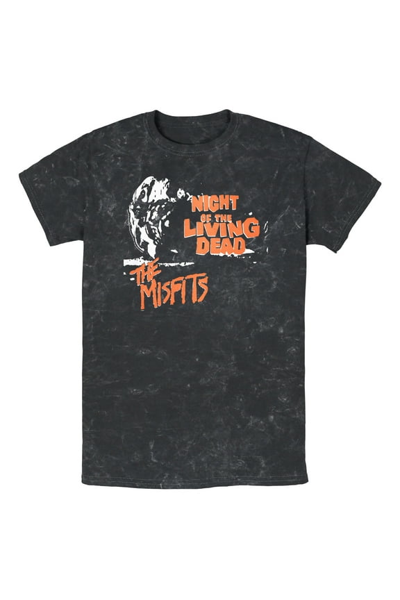 Men's Misfits Night of the Living Dead Graphic Tee Black X Large