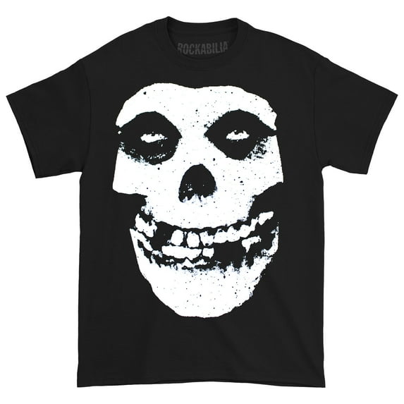 Men's Misfits Skull Logo T-shirt Small Black