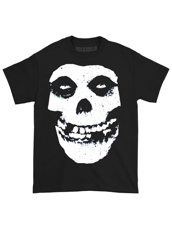 Men's Misfits Skull Logo T-shirt X-Large Black