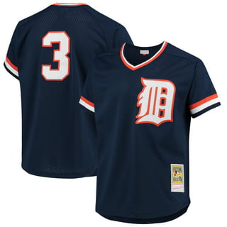 Men's Detroit Tigers Blank Authentic Navy Jersey Spring Training