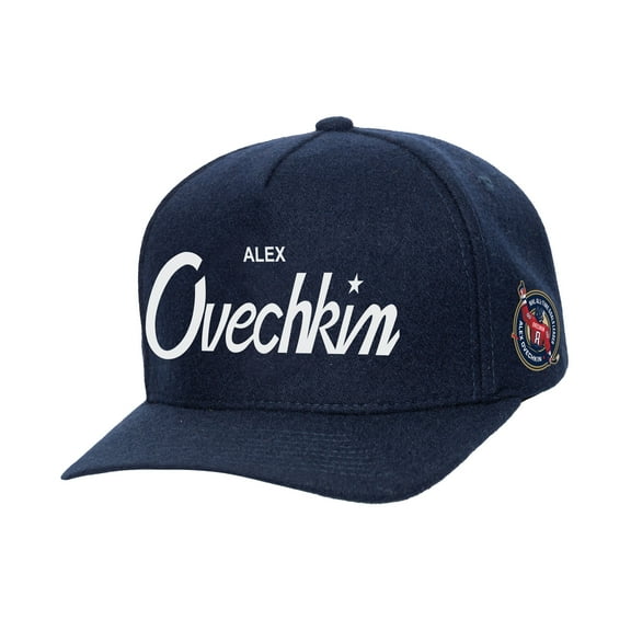 Men's Mitchell & Ness Alexander Ovechkin Navy Washington Capitals All Time Goals Pro Crown Adjustable Hat