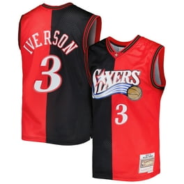 Allen iverson youth black jersey sales