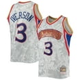 thumbnail image 1 of Men's Mitchell & Ness Allen Iverson White Philadelphia 76ers Hardwood Classics 1996/97 Lunar New Year Swingman Jersey, 1 of 3