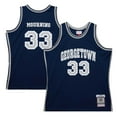 thumbnail image 1 of Men's Mitchell & Ness Alonzo Mourning Navy Georgetown Hoyas 1991/92 Swingman Player Jersey, 1 of 4