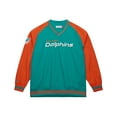 thumbnail image 1 of Men's Mitchell & Ness Aqua Miami Dolphins  Raglan Jacket, 1 of 4