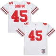 thumbnail image 1 of Men's Mitchell & Ness Archie Griffin White Ohio State Buckeyes 1975 College Vault Legacy Jersey, 1 of 7