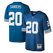 Mens Mitchell & Ness Barry Sanders Blue Detroit Lions Legacy Replica Jersey