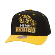 Mens Mitchell & Ness Black Boston Bruins All In 2.0 Pro Crown Adjustable Hat