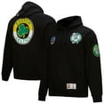 thumbnail image 1 of Men's Mitchell & Ness  Black Boston Celtics Hardwood Classics Blackout Collection Pullover Hoodie, 1 of 7