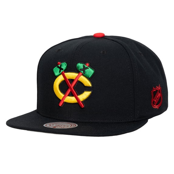 Men's Mitchell & Ness Black Chicago Blackhawks Legendary Away Snapback Hat