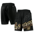 thumbnail image 1 of Men's Mitchell & Ness Black Chicago Bulls Big Face 4.0 Fashion Shorts, 1 of 3