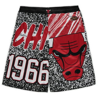 Men's Mitchell & Ness Dennis Rodman Black/Red Chicago Bulls Hardwood  Classics Tie-Dye Name & Number Tank Top