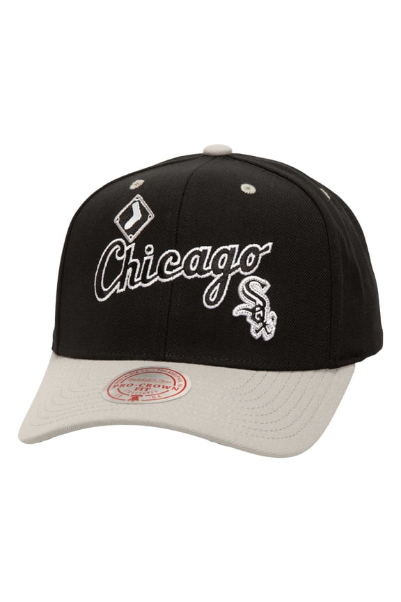 Men's Mitchell & Ness Black Chicago White Sox All In 2.0 Adjustable Hat