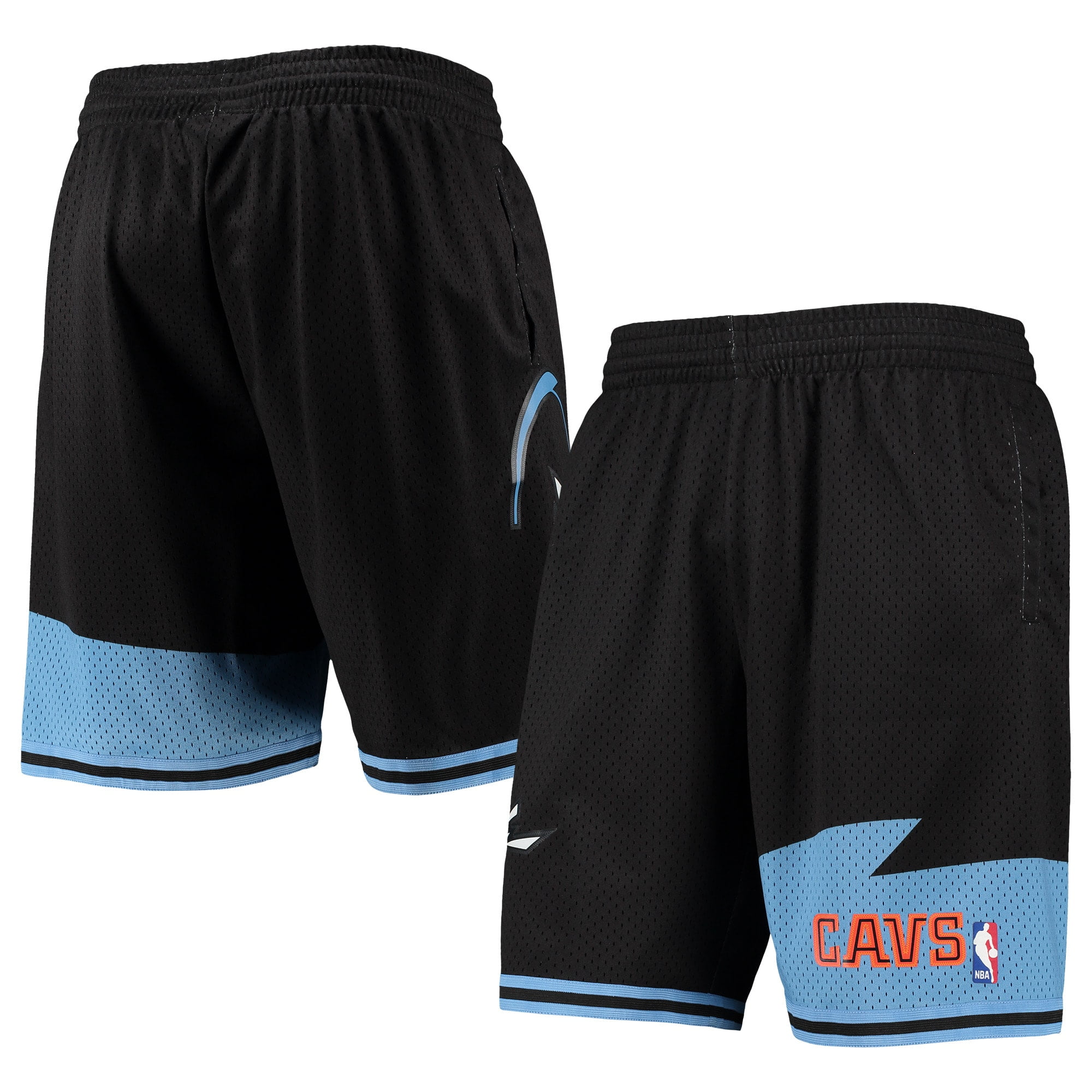 Men s Mitchell Ness Black Cleveland Cavaliers 1997 98 Hardwood Classics Swingman Shorts Walmart