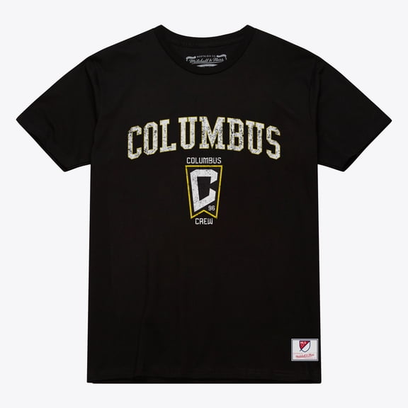 Men's Mitchell & Ness Black Columbus Crew City Pride T-Shirt