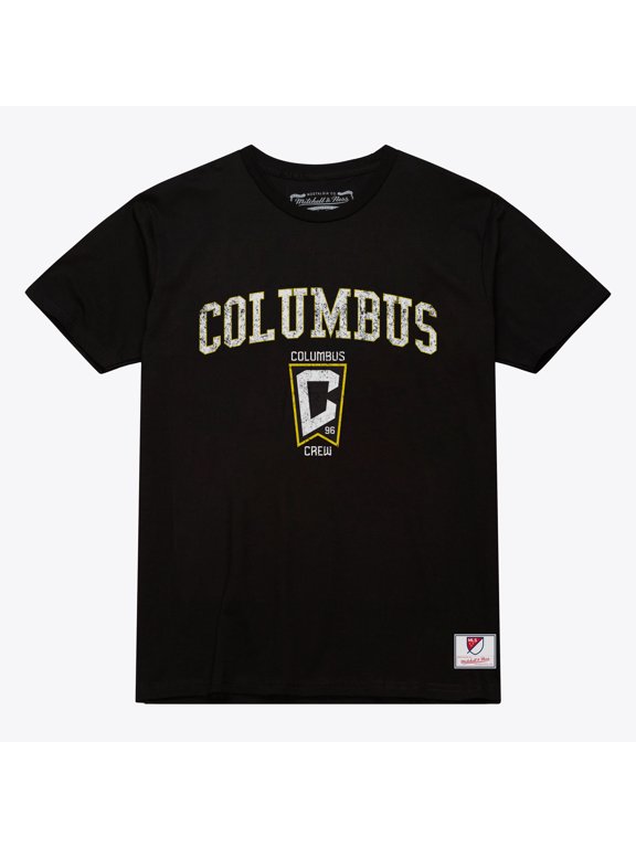 Men's Mitchell & Ness Black Columbus Crew City Pride T-Shirt