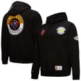 thumbnail image 1 of Men's Mitchell & Ness  Black Golden State Warriors Hardwood Classics Blackout Collection Pullover Hoodie, 1 of 7
