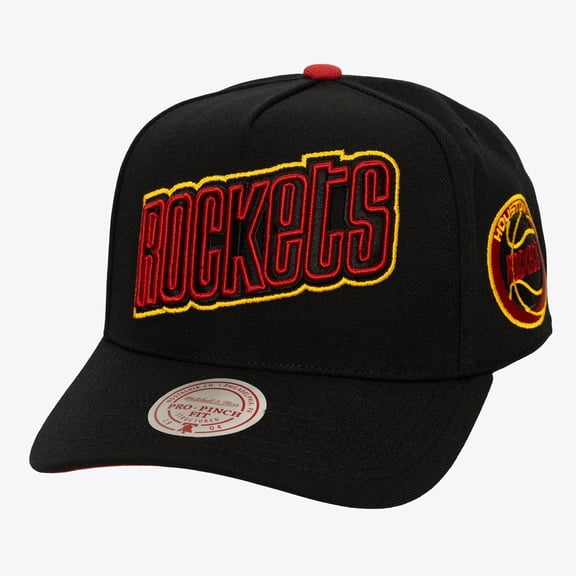 Men's Mitchell & Ness Black Houston Rockets Class Act Pro Snapback Hat