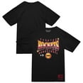 thumbnail image 1 of Men's Mitchell & Ness  Black Houston Rockets Worldwide Collection Glow Up T-Shirt, 1 of 3