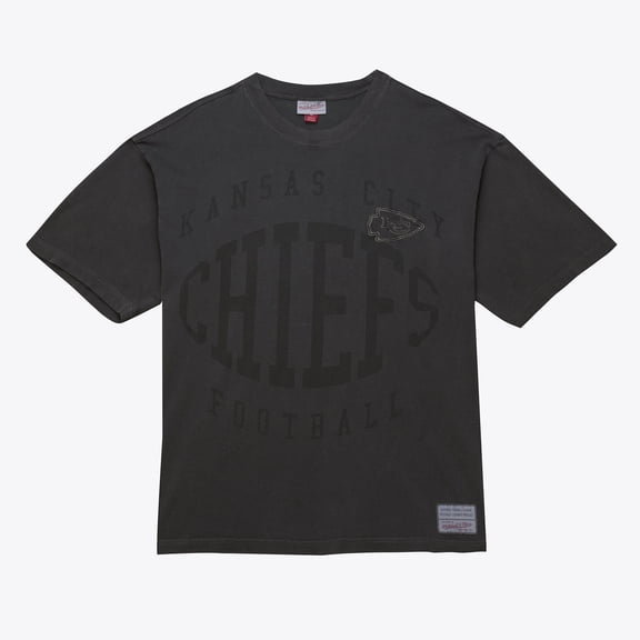 Men's Mitchell & Ness  Black Kansas City Chiefs Downtown Collection Premium T-Shirt