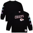 thumbnail image 1 of Men's Mitchell & Ness  Black Kansas City Chiefs Training Camp Vintage Logos Long Sleeve T-Shirt, 1 of 5
