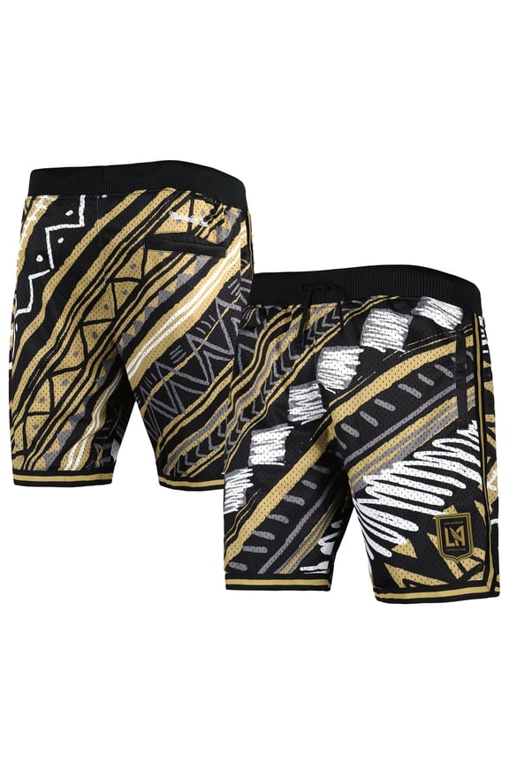 Men's Mitchell & Ness Black LAFC Tribal Fashion Shorts