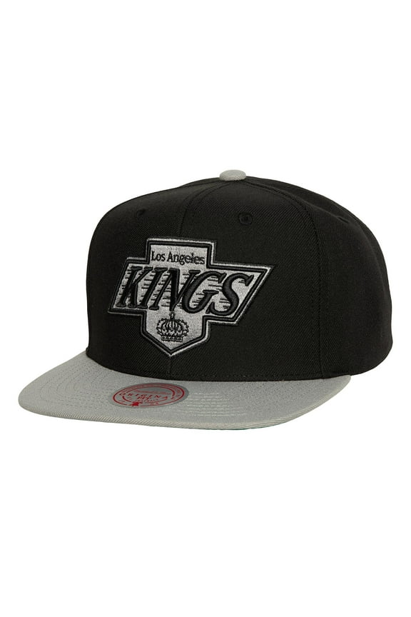 Men's Mitchell & Ness Black Los Angeles Kings Core Team Ground 2.0 Snapback Hat