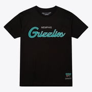 Mens Mitchell & Ness Black Memphis Grizzlies Vintage Wordmark T-Shirt