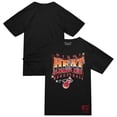 thumbnail image 1 of Men's Mitchell & Ness  Black Miami Heat Worldwide Collection Glow Up T-Shirt, 1 of 3