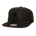 thumbnail image 1 of Men's Mitchell & Ness Black New York Islanders Soul Strike Pearl Tonal Snapback Hat, 1 of 5