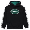thumbnail image 1 of Men's Mitchell & Ness Black New York Jets In London Big Logo Raglan Hoodie, 1 of 3