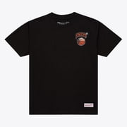 Mens Mitchell & Ness Black New York Knicks Airbrush T-Shirt