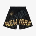 thumbnail image 1 of Men's Mitchell & Ness  Black New York Knicks Big Face 4.0 Fashion Shorts, 1 of 3