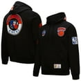 thumbnail image 1 of Men's Mitchell & Ness  Black New York Knicks Hardwood Classics Blackout Collection Pullover Hoodie, 1 of 7