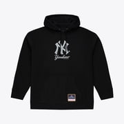 Men's Mitchell & Ness Black New York Yankees Chrome Hoodie