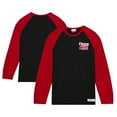 thumbnail image 1 of Men's Mitchell & Ness Black Oklahoma Sooners Legendary Slub Raglan Long Sleeve T-Shirt, 1 of 5