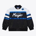 thumbnail image 1 of Men's Mitchell & Ness  Black Orlando Magic Hardwood Classics Head Coach Lightweight Satin Full-Snap Jacket, 1 of 5