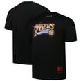 thumbnail image 1 of Men's Mitchell & Ness Black Philadelphia 76ers Big & Tall Hardwood Classics Vintage Logo T-Shirt, 1 of 3