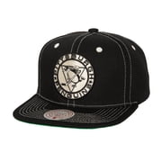 Mens Mitchell & Ness Black Pittsburgh Penguins Energy Contrast Natural Snapback Hat